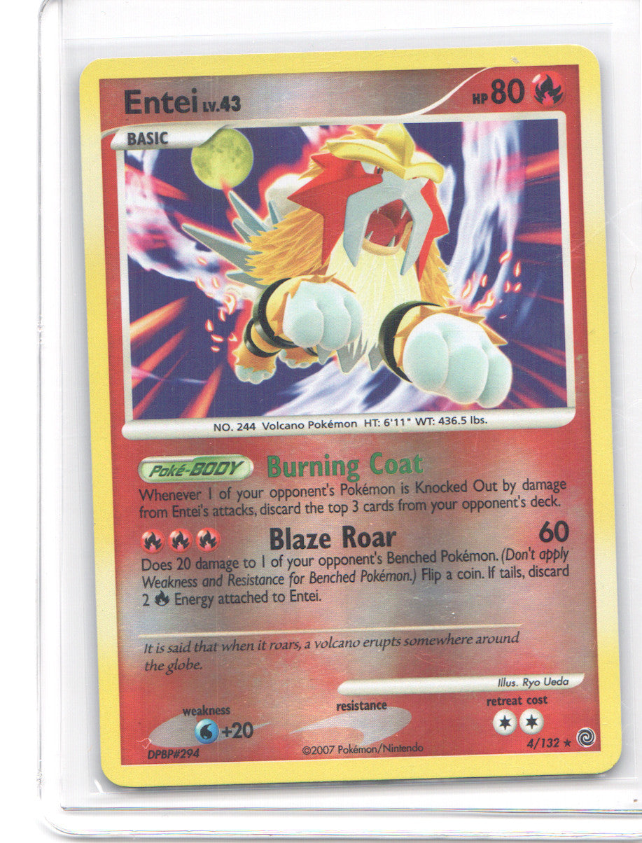 Entei Holo Rare Secret Wonders 4/132 NM