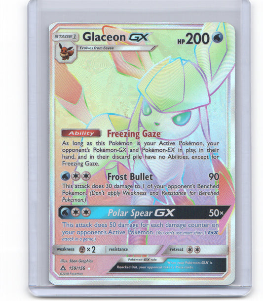 SM - Ultra Prism #159/156 Glaceon GX (Secret Rare)