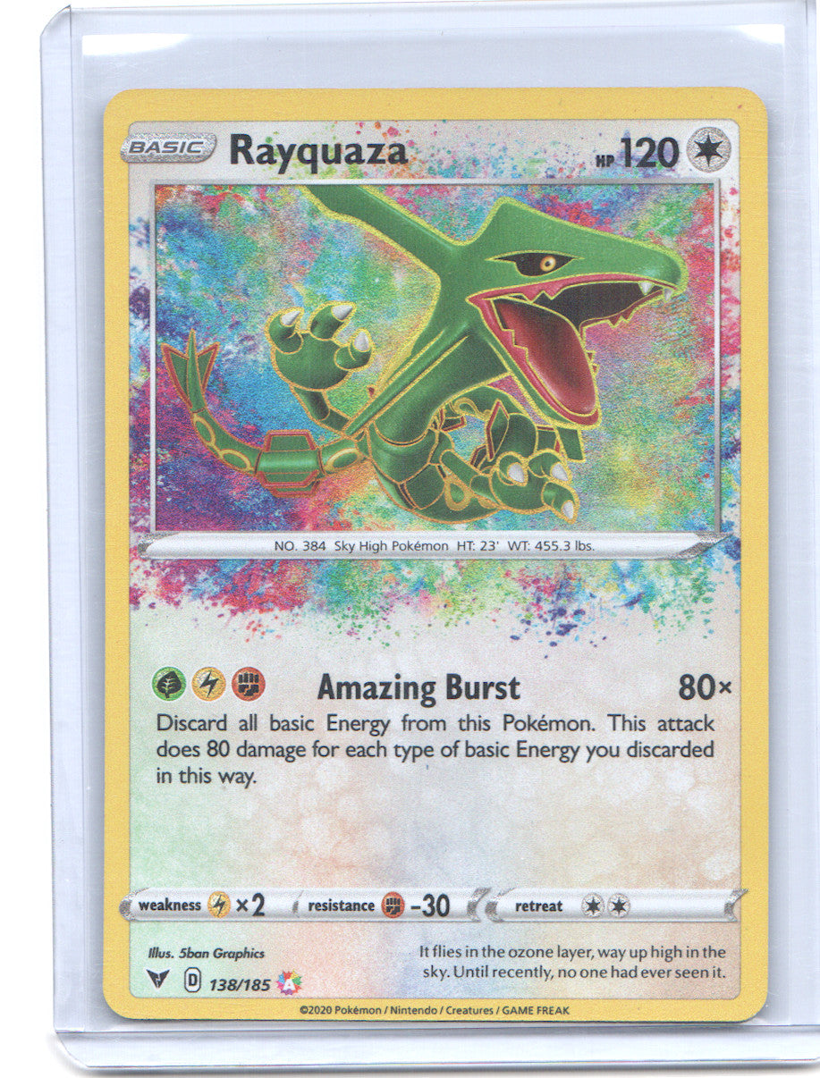 Rayquaza Amazing Rare SWSH04: Vivid Voltage 138/185 NM