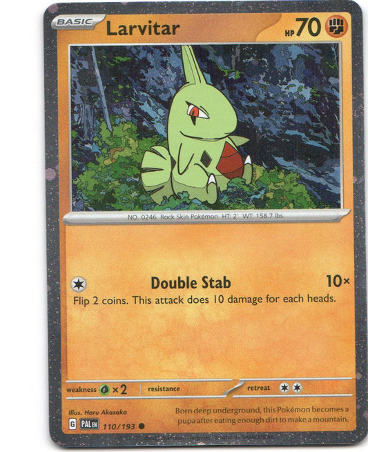 Larvitar 110 Paldea Evolved Cosmos Holofoil Common Pokemon NM