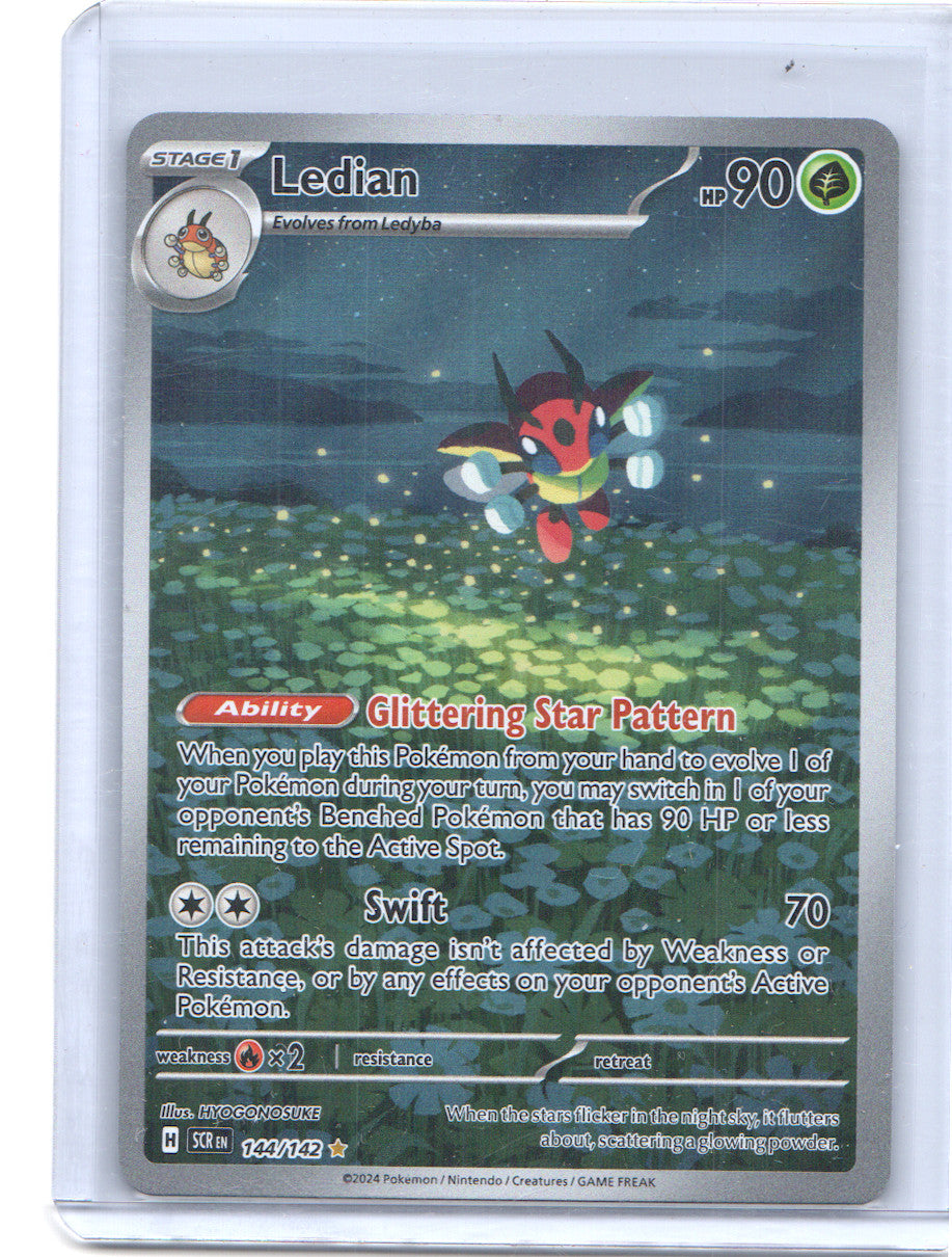 Ledian Illustration Rare SV07: Stellar Crown 144/142 NM