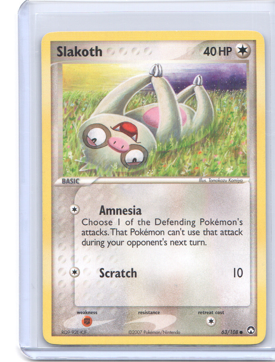 Slakoth Common EX Power Keepers 63/108 LP