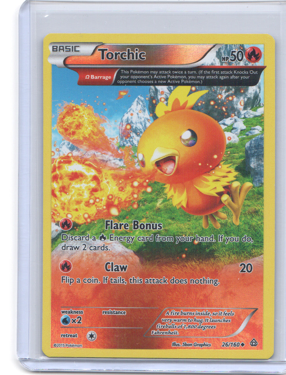 Torchic (Omega) Uncommon XY - Primal Clash 26/160 NM