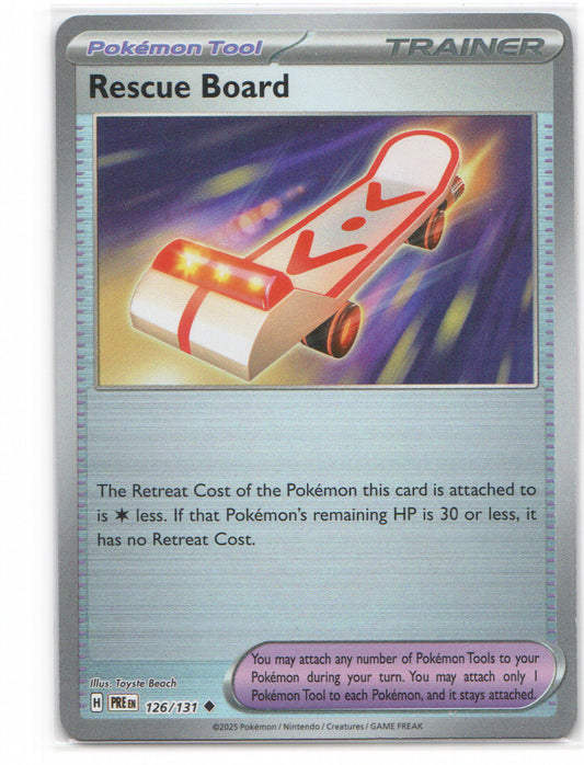 Rescue Board (Poke Ball Pattern) Uncommon SV: Prismatic Evolutions 126/131 NM