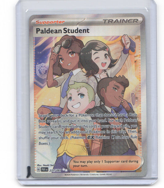 SV: Paldean Fates #231/091 Paldean Student
