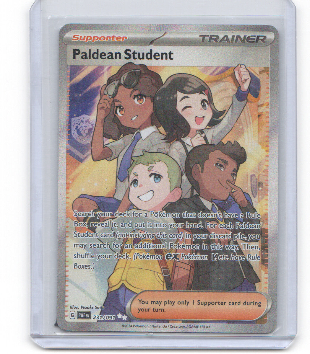 SV: Paldean Fates #231/091 Paldean Student