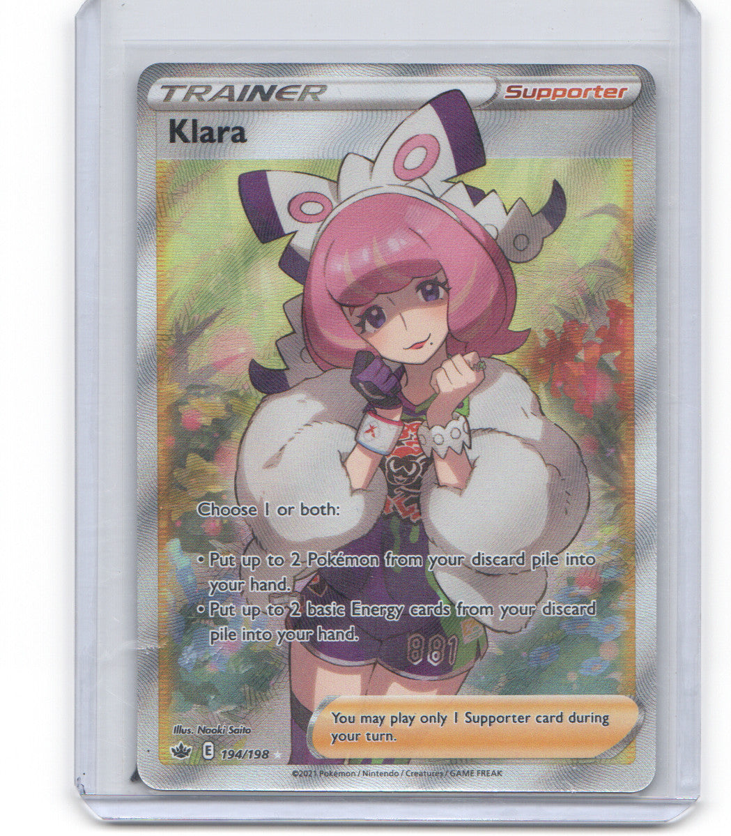 SWSH06: Chilling Reign #194/198 Klara (Full Art)