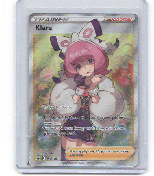SWSH06: Chilling Reign #194/198 Klara (Full Art)