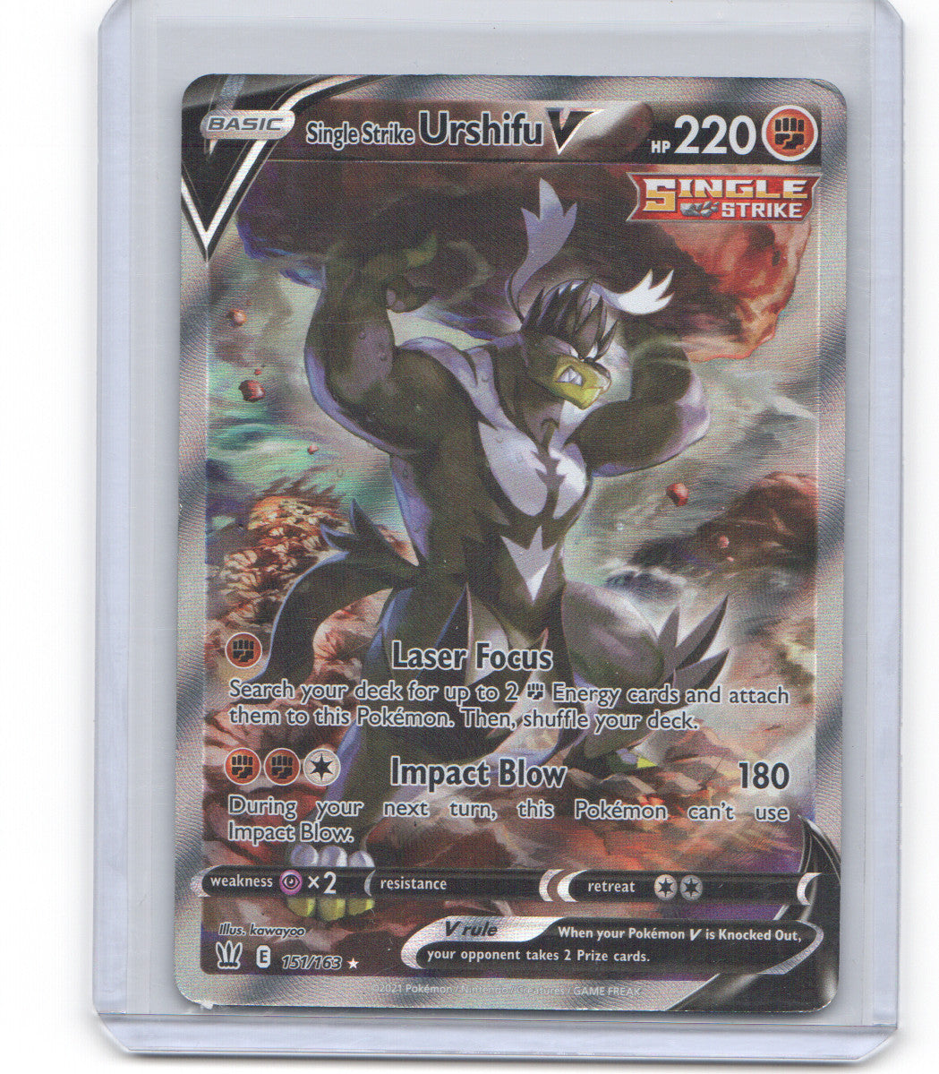 SWSH05: Battle Styles #151/163 Single Strike Urshifu V (Alternate Full Art)