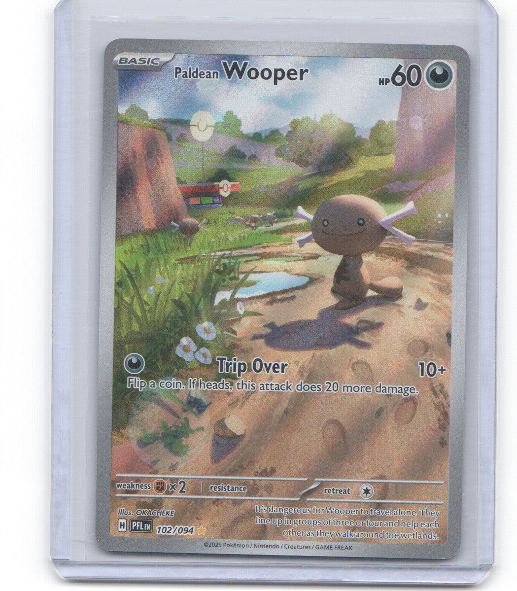ME02: Phantasmal Flames #102/094 Paldean Wooper