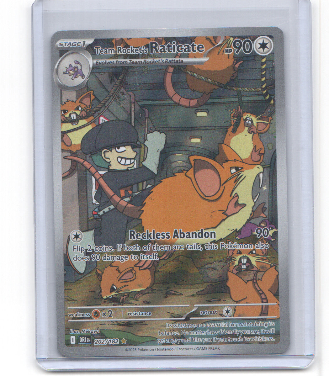 SV10: Destined Rivals #202/182 Team Rocket's Raticate