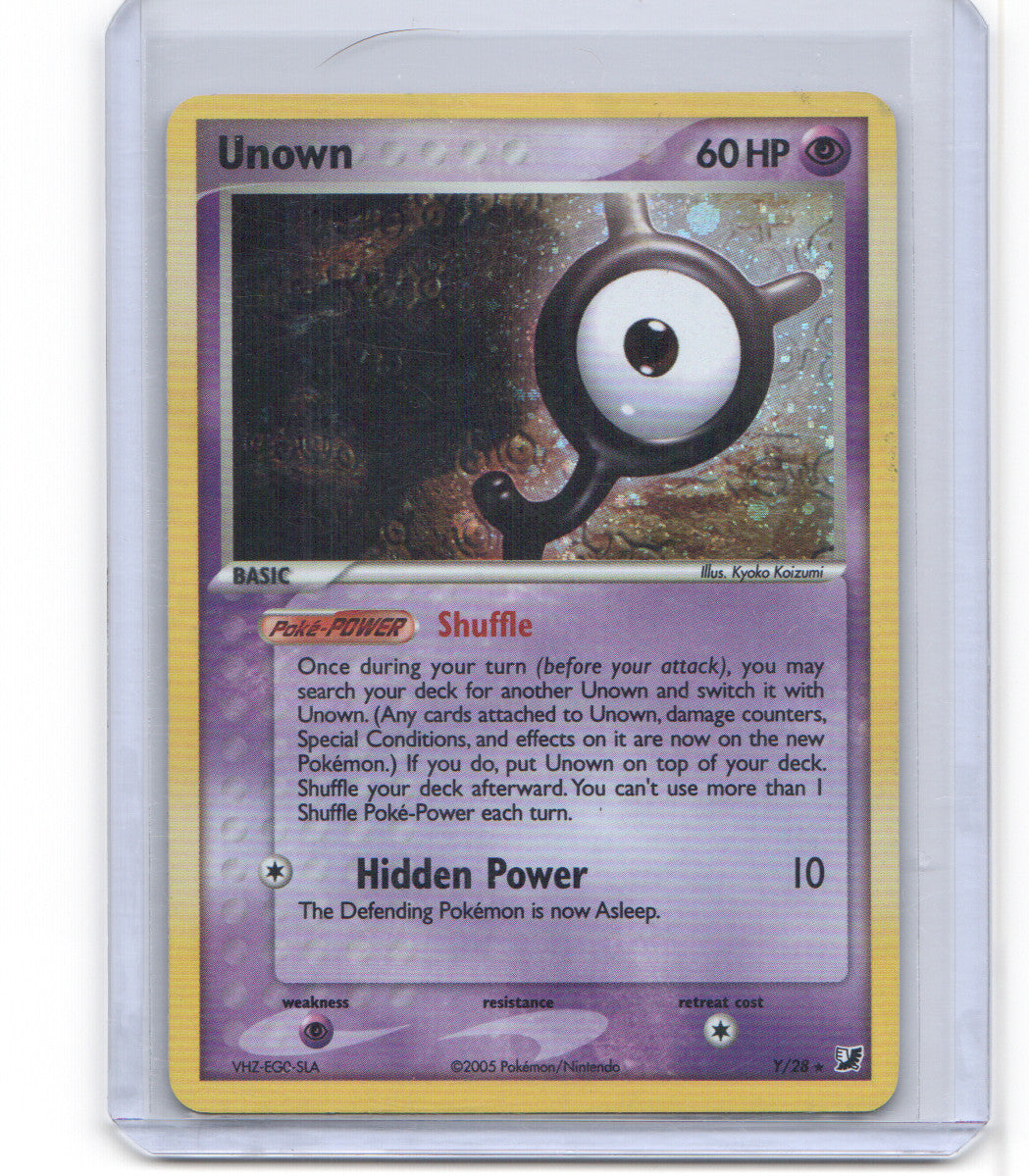 Unseen Forces #Y/28 Unown (Y)