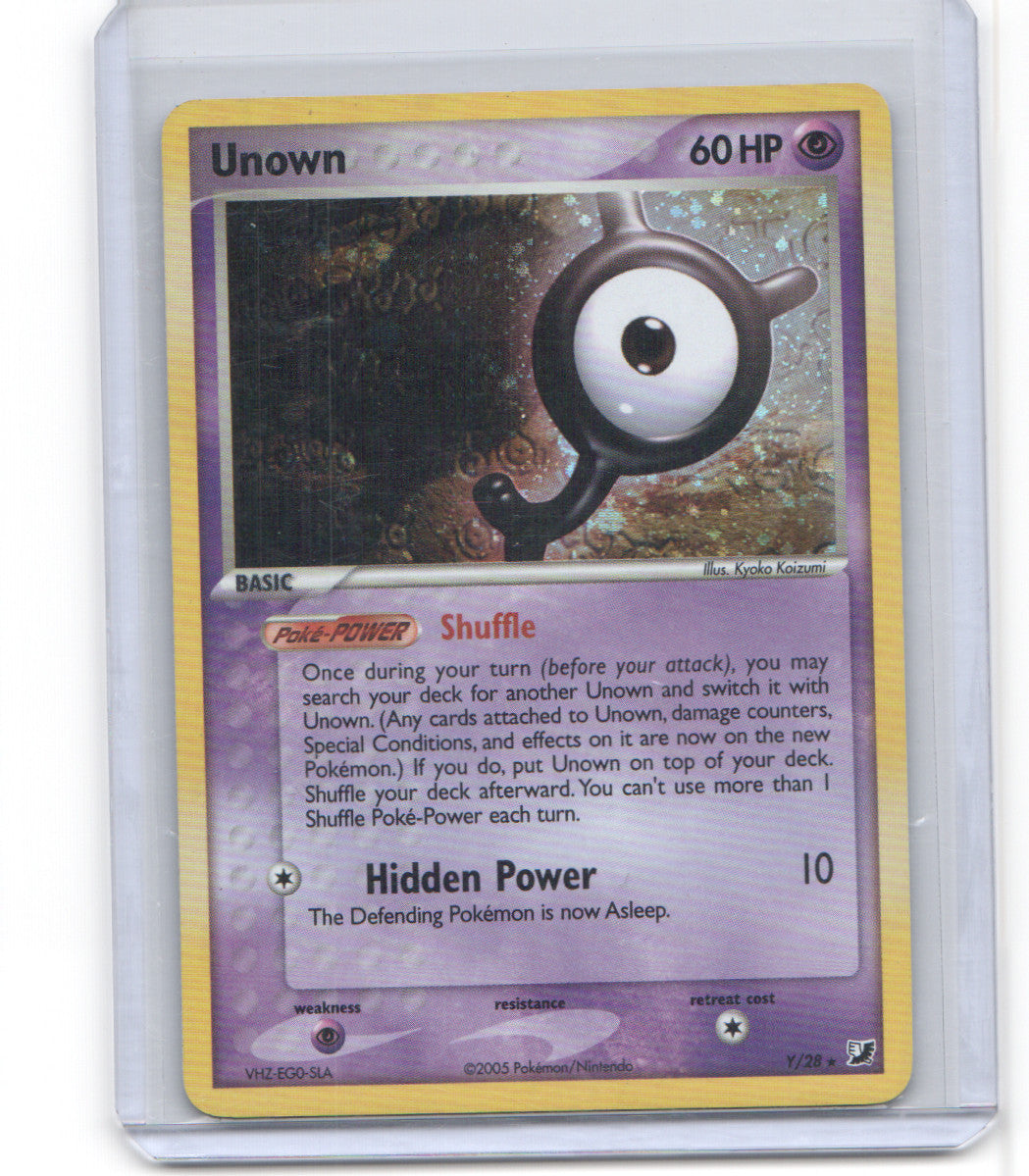 Unseen Forces #Y/28 Unown (Y)