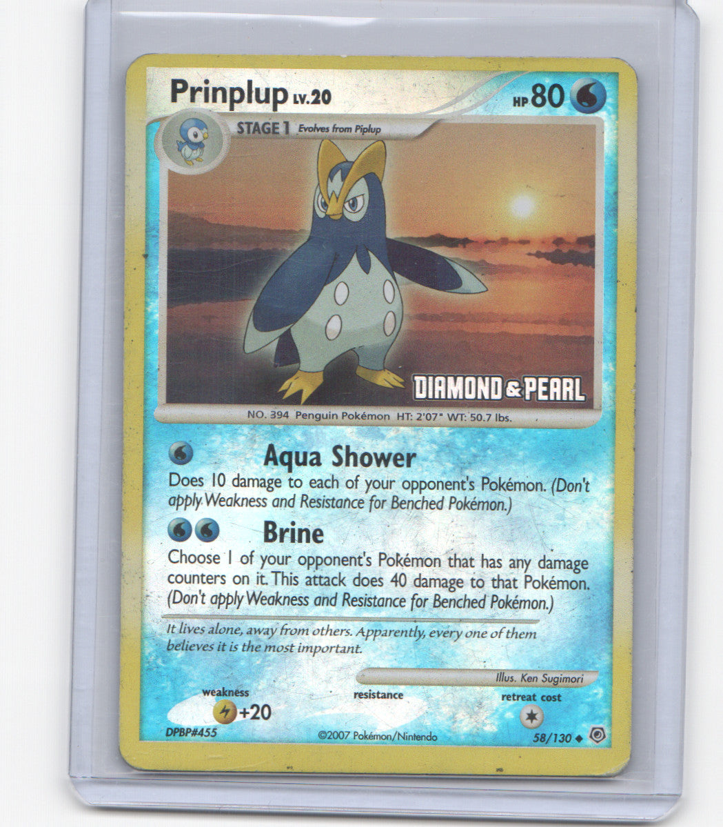 Burger King Promos #058/130 Prinplup