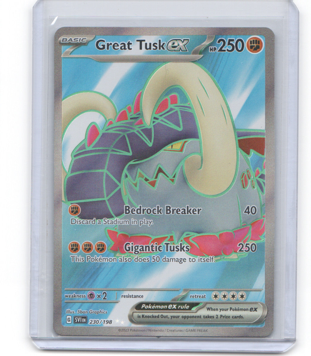 SV01: Scarlet & Violet Base Set #230/198 Great Tusk ex