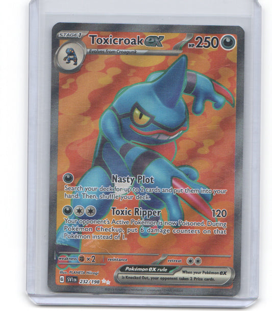 SV01: Scarlet & Violet Base Set #232/198 Toxicroak ex