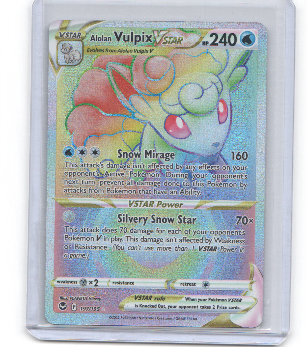 SWSH12: Silver Tempest #197/195 Alolan Vulpix VSTAR (Secret)
