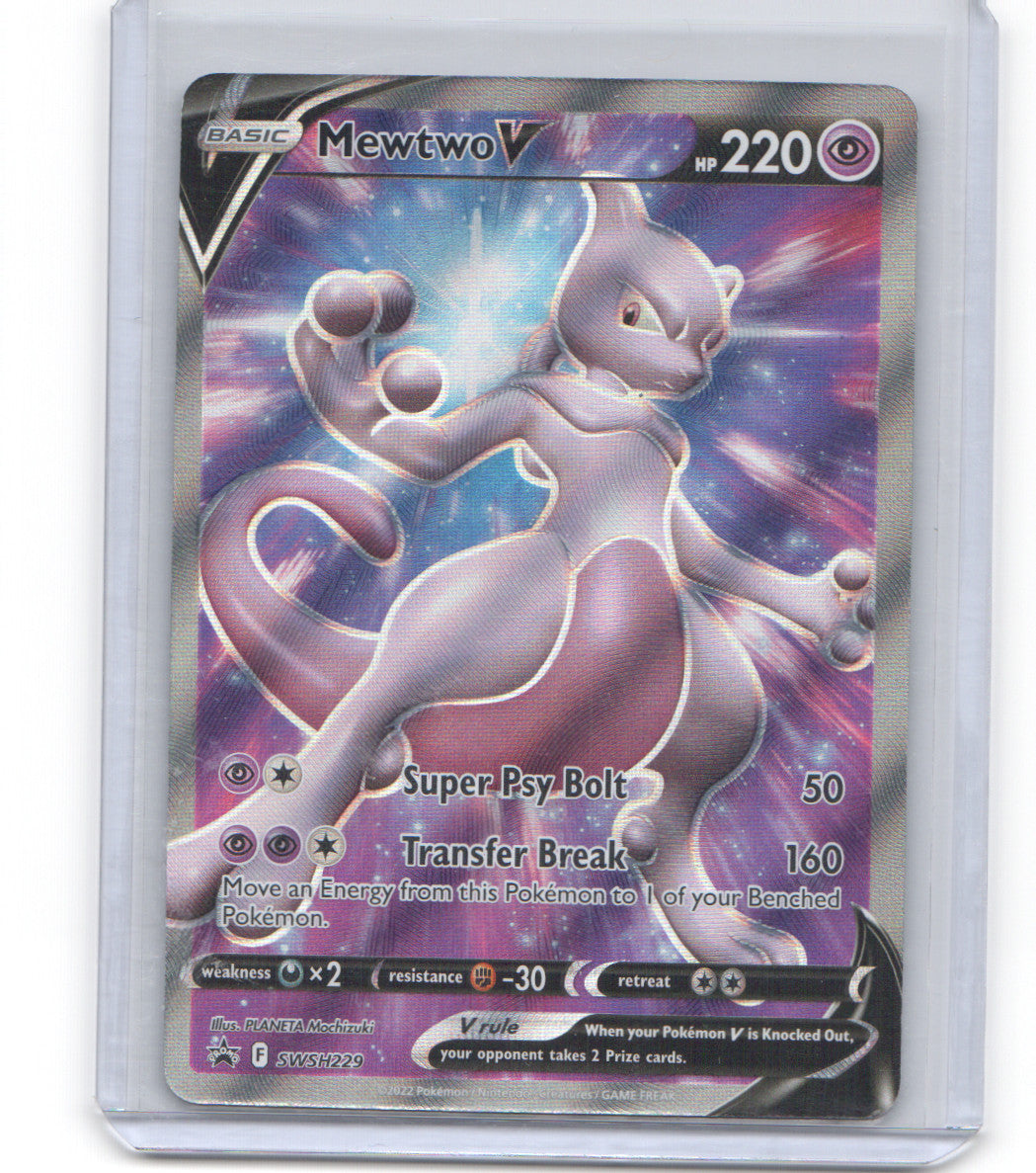 SWSH: Sword & Shield Promo Cards #SWSH229 Mewtwo V