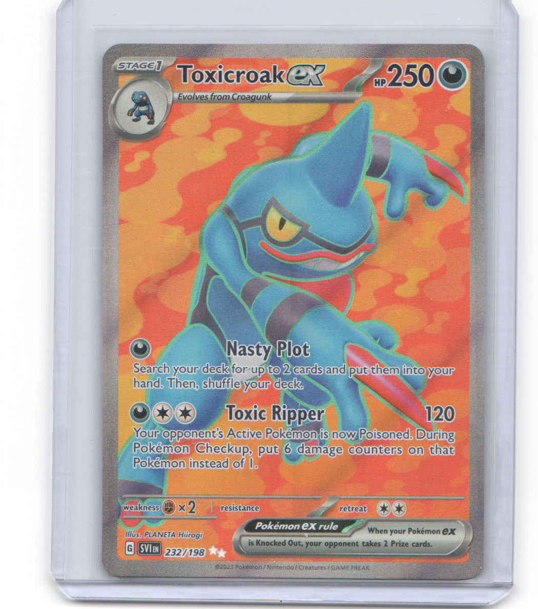 SV01: Scarlet & Violet Base Set #232/198 Toxicroak ex