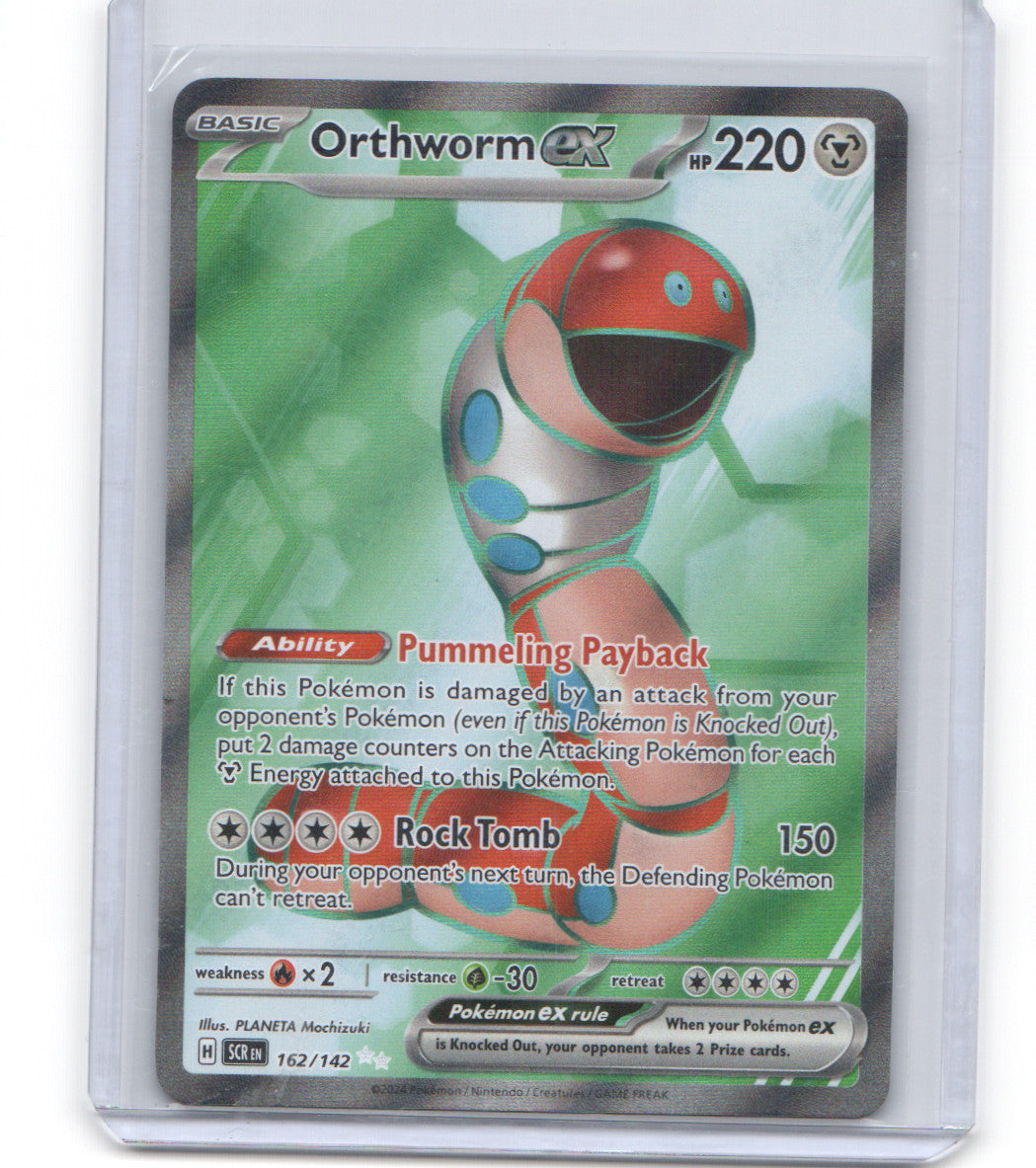 SV07: Stellar Crown #162/142 Orthworm ex