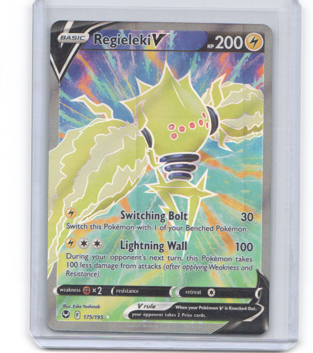 SWSH12: Silver Tempest #175/195 Regieleki V (Full Art)