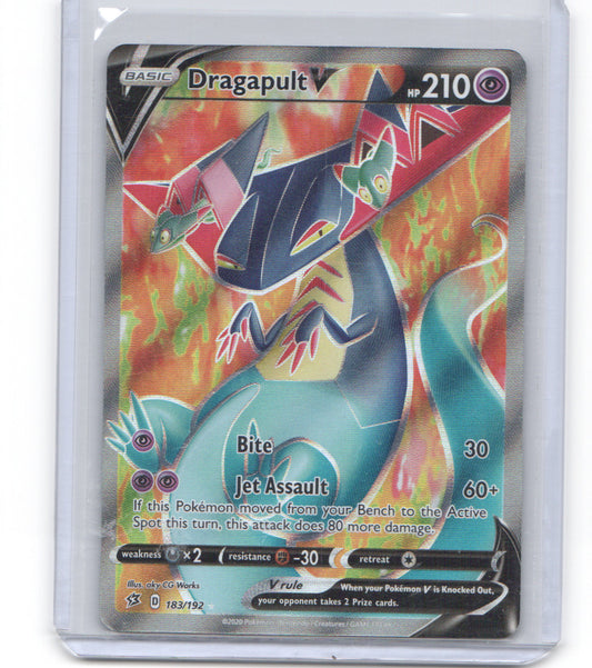 SWSH02: Rebel Clash #183/192 Dragapult V (Full Art)