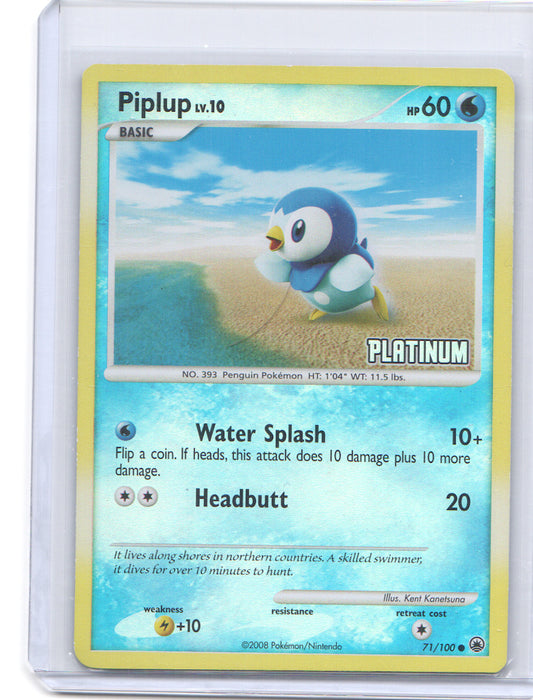 Piplup [Platinum] Promo Burger King Promos 071/100 LP