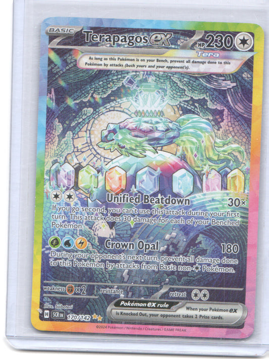 SV07: Stellar Crown #170/142 Terapagos ex