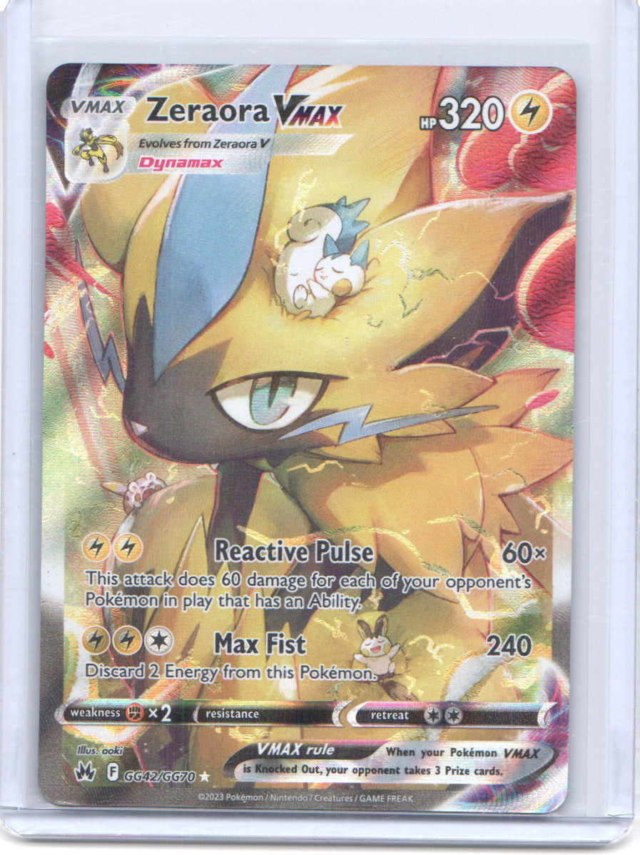 Crown Zenith: Galarian Gallery #GG42/GG70 Zeraora VMAX