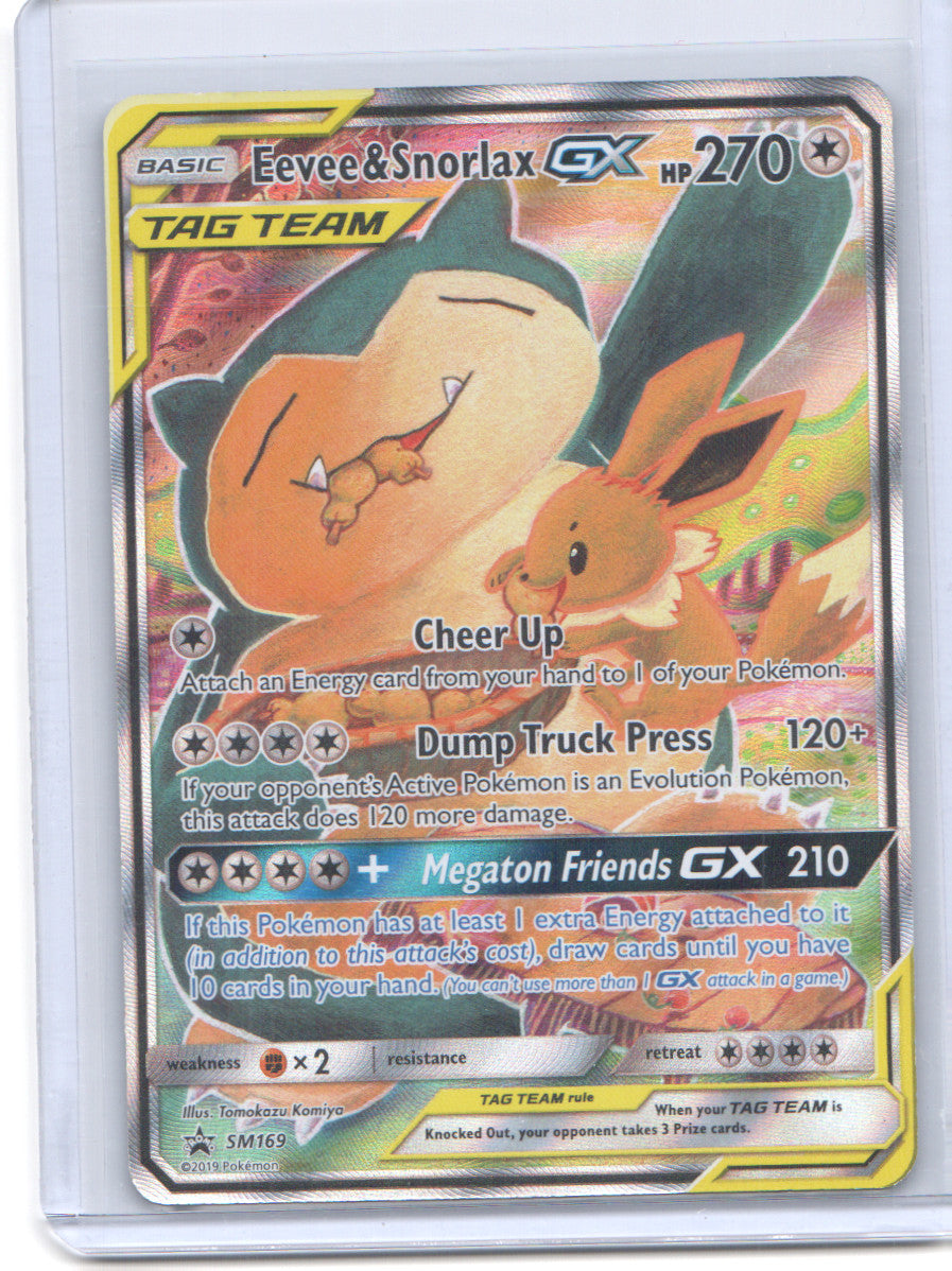 SM Promos #SM169 Eevee & Snorlax GX