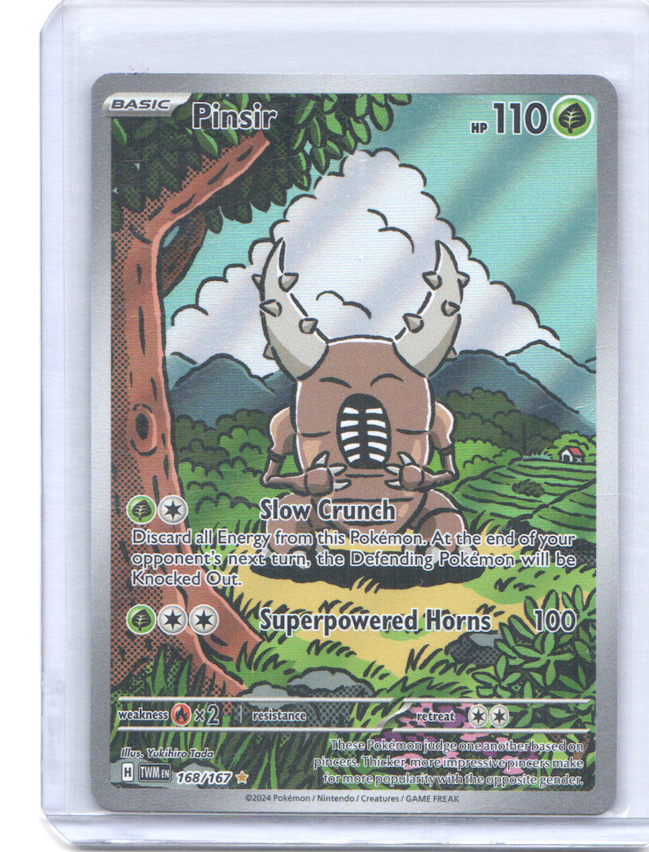 Pinsir Illustration Rare SV06: Twilight Masquerade 168/167 NM
