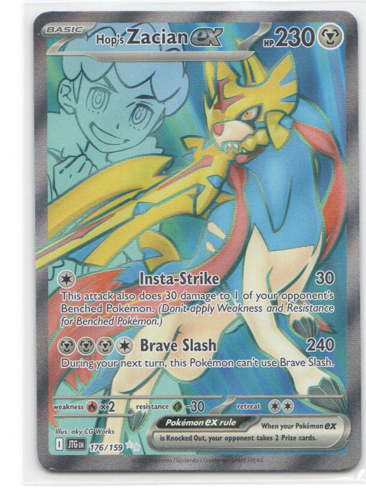 Hop's Zacian ex Ultra Rare SV09: Journey Together 176/159 NM
