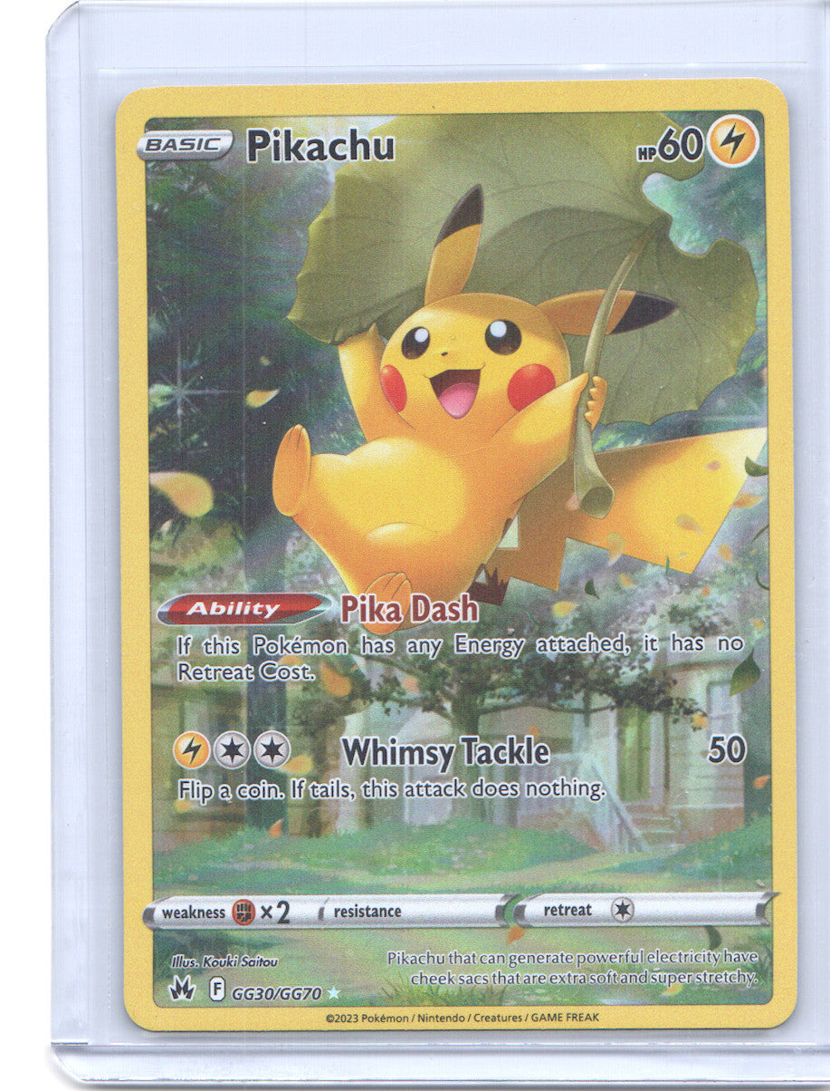 Pikachu Ultra Rare SWSH: Crown Zenith: Galarian Gallery GG30/GG70 NM