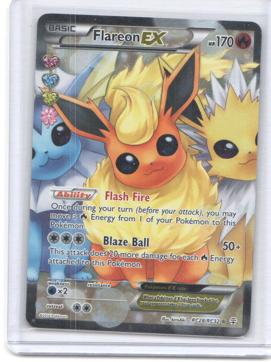 Generations: Radiant Collection #RC28/RC32 Flareon EX (Full Art)