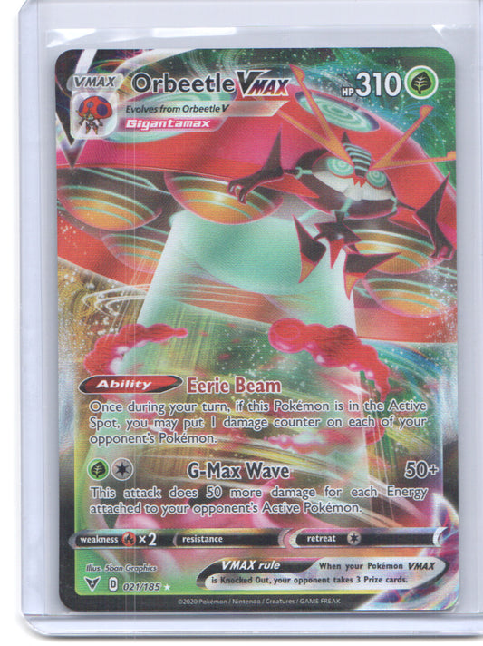 SWSH04: Vivid Voltage #021/185 Orbeetle VMAX