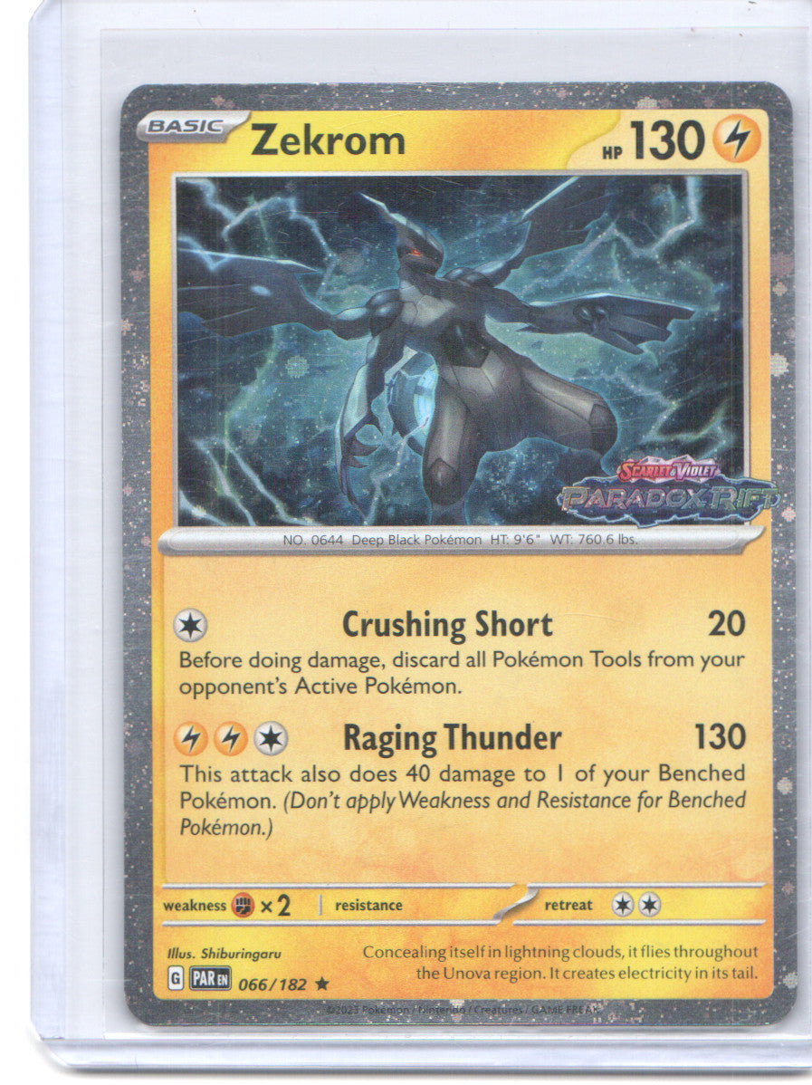 Miscellaneous Cards & Products #066/182 Zekrom (Paradox Rift Stamped)