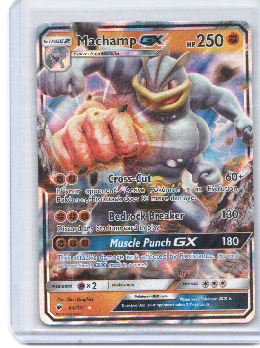 SM - Burning Shadows #64/147 Machamp GX