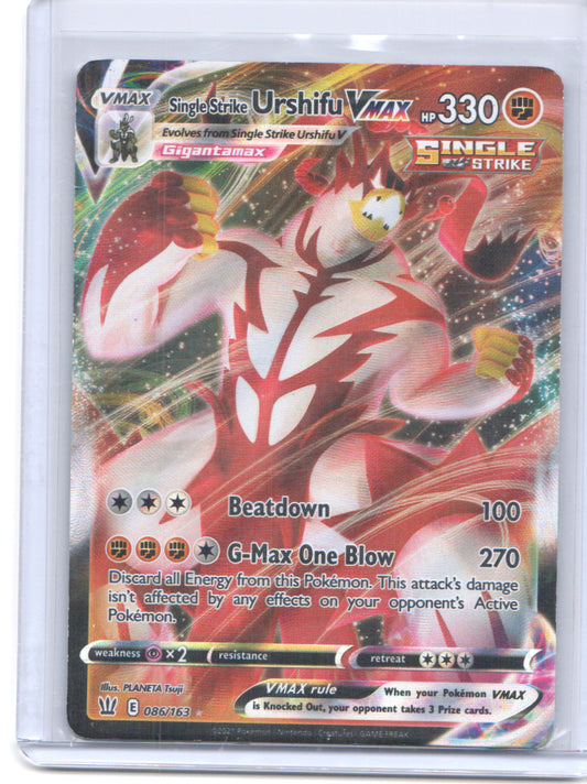 SWSH05: Battle Styles #086/163 Single Strike Urshifu VMAX