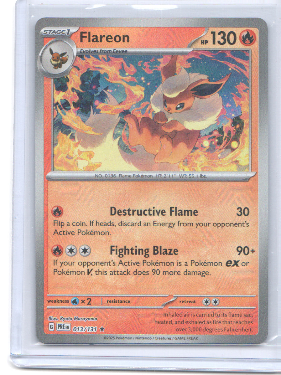 SV: Prismatic Evolutions #013/131 Flareon (Master Ball Pattern)