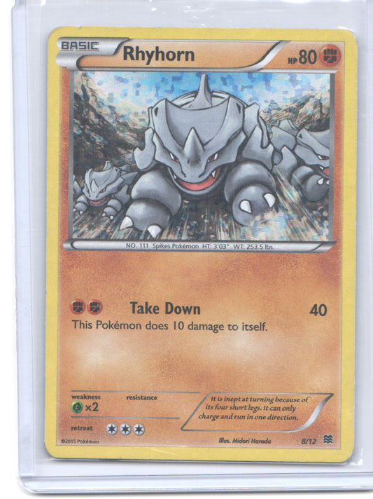 McDonald's Promos 2015 #008/012 Rhyhorn