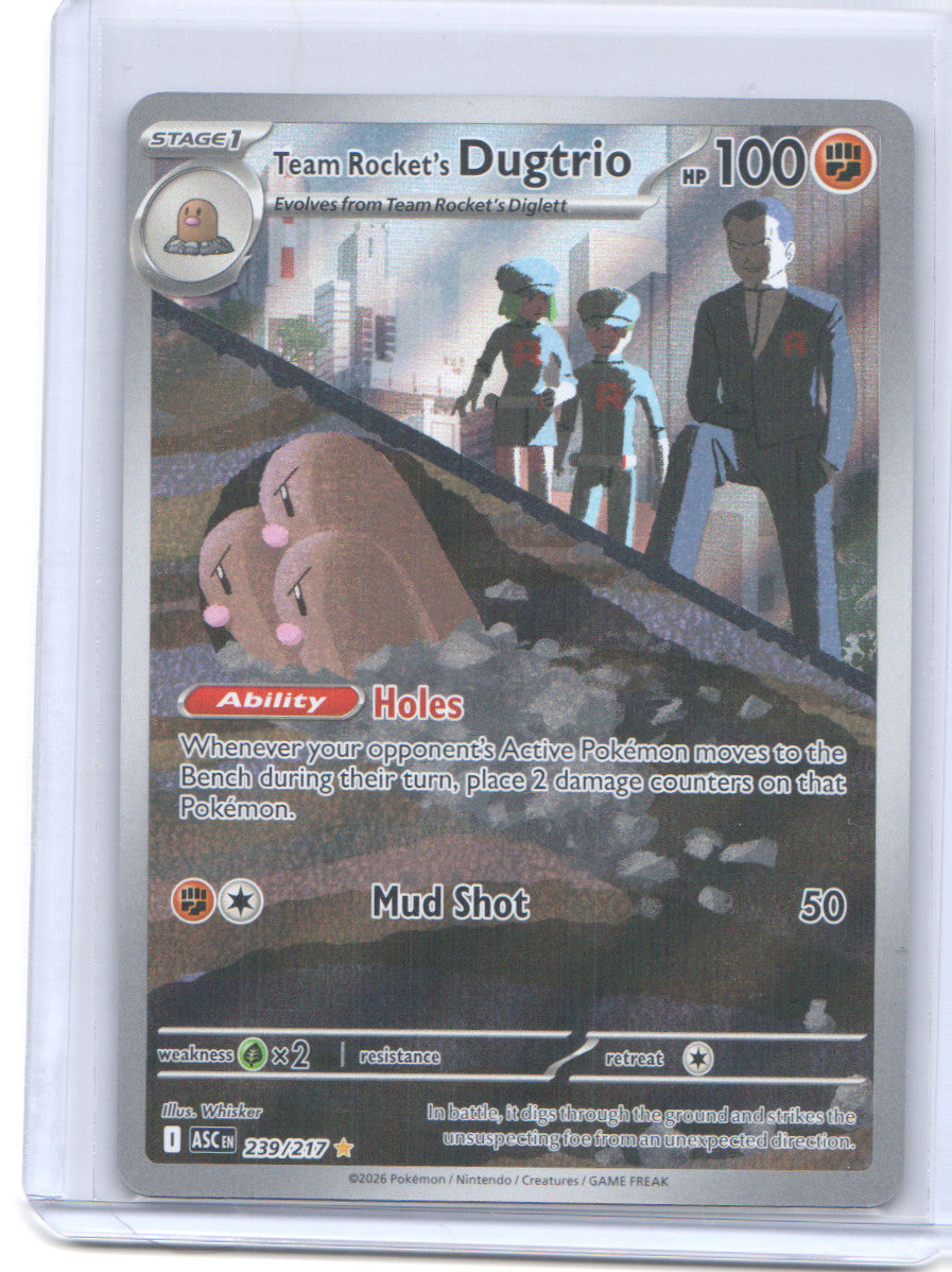 ME: Ascended Heroes #239/217 Team Rocket's Dugtrio