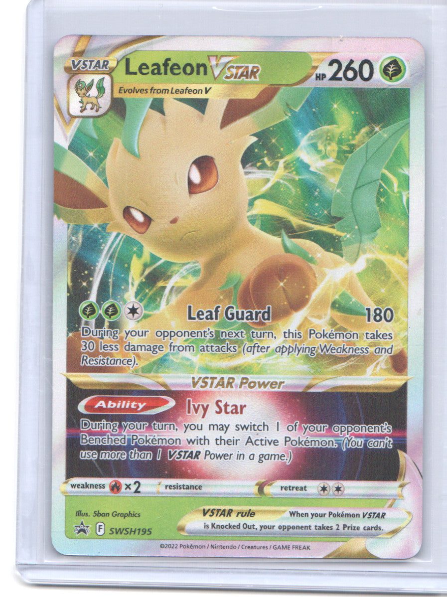 SWSH: Sword & Shield Promo Cards #SWSH195 Leafeon VSTAR