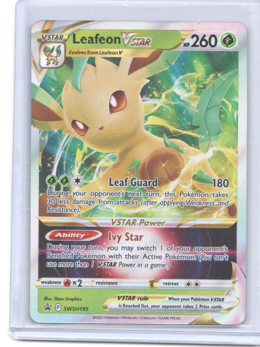 SWSH: Sword & Shield Promo Cards #SWSH195 Leafeon VSTAR