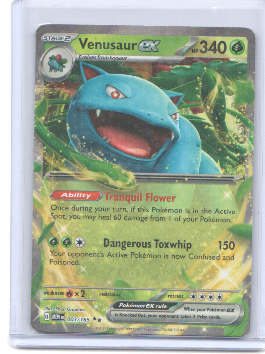 SV: Scarlet & Violet 151 #003/165 Venusaur ex