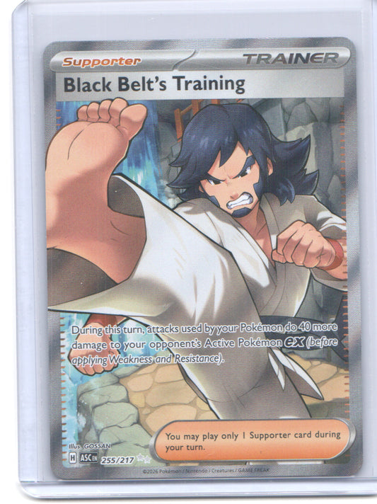 ME: Ascended Heroes #255/217 Black Belt's Training