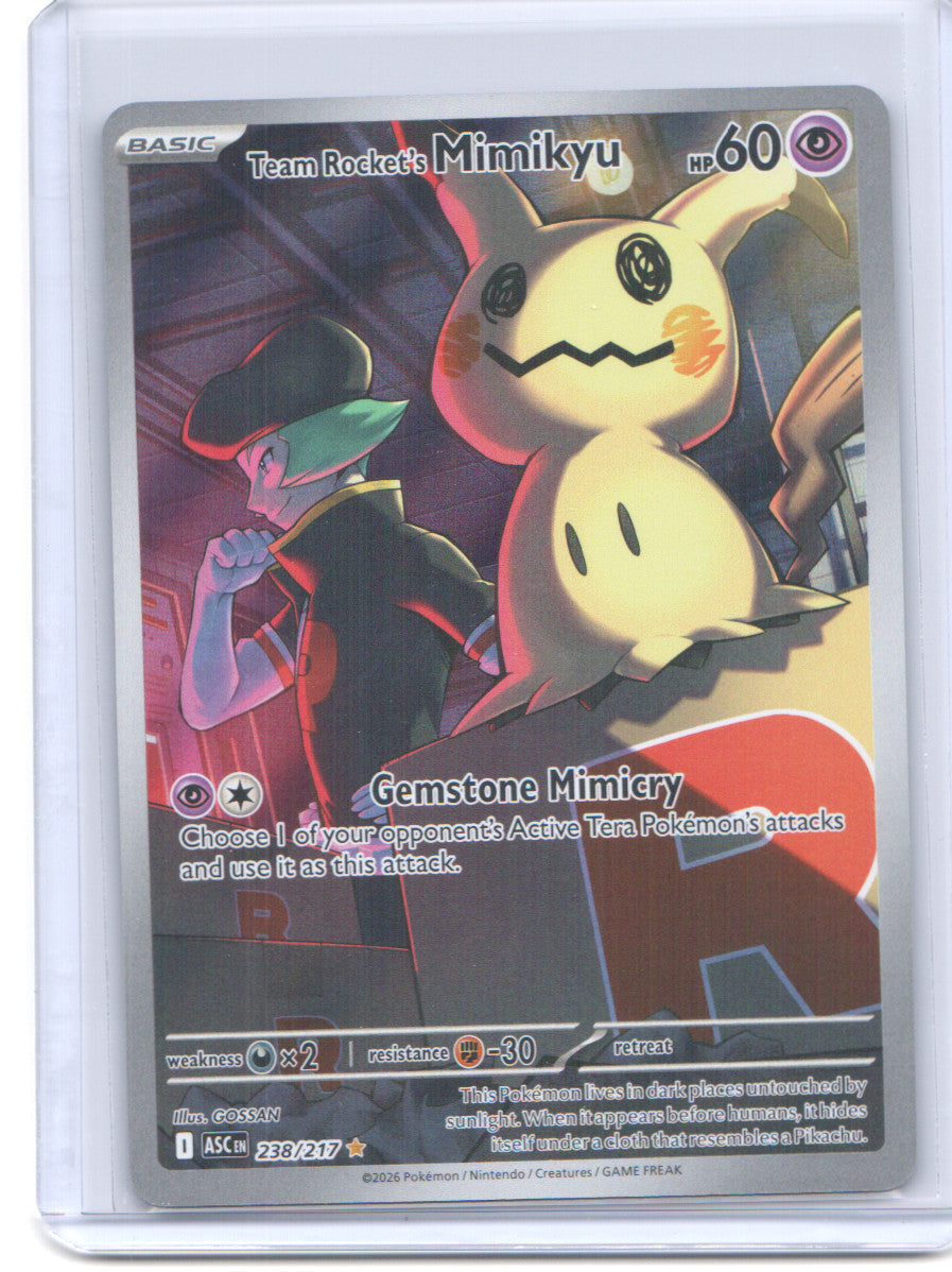 ME: Ascended Heroes #238/217 Team Rocket's Mimikyu
