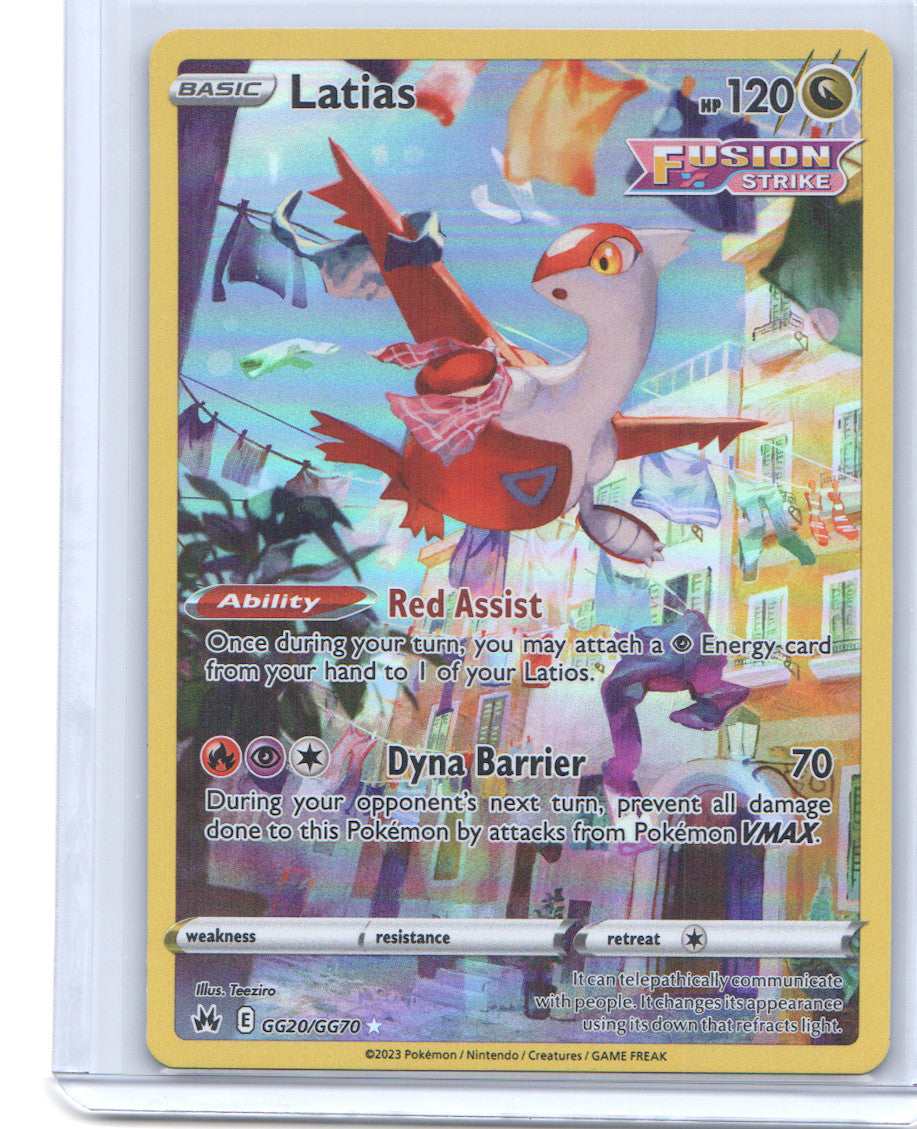 Latias Ultra Rare SWSH: Crown Zenith: Galarian Gallery GG20/GG70 NM