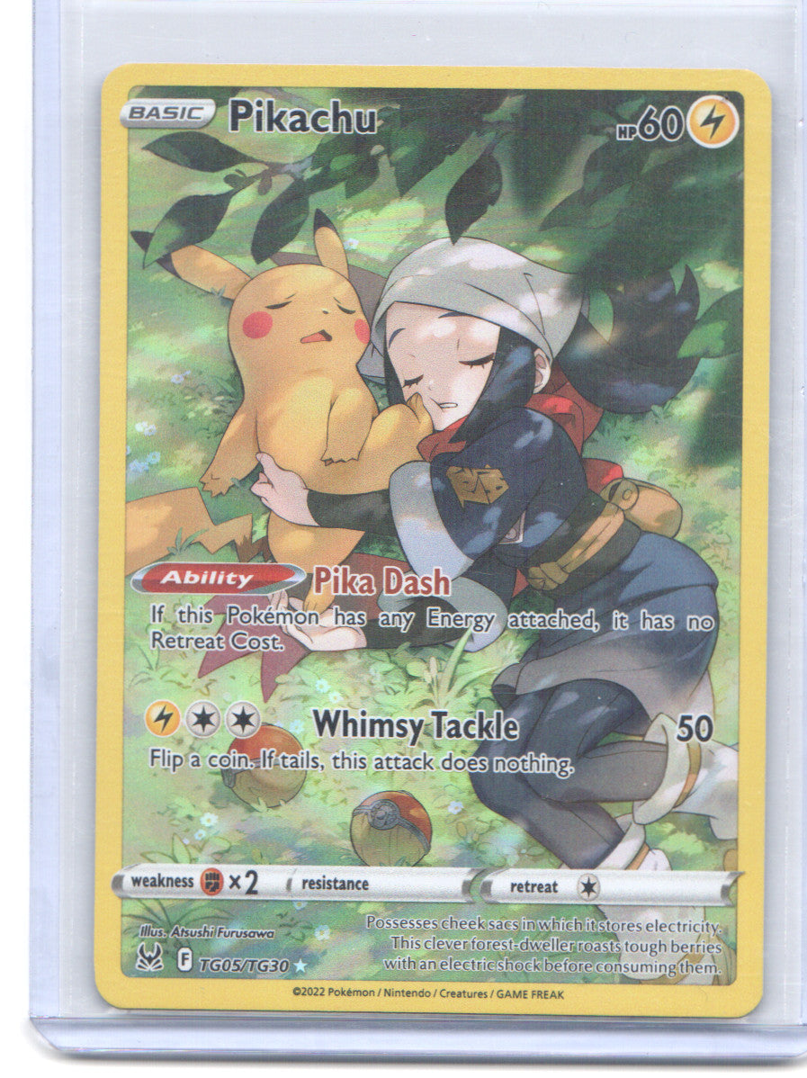 SWSH11: Lost Origin Trainer Gallery #TG05/TG30 Pikachu