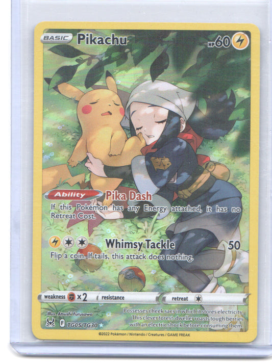 SWSH11: Lost Origin Trainer Gallery #TG05/TG30 Pikachu