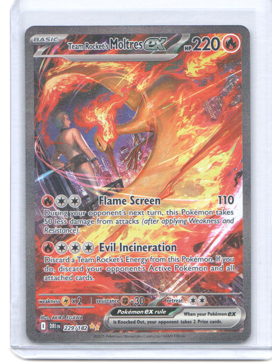 SV10: Destined Rivals #229/182 Team Rocket's Moltres ex